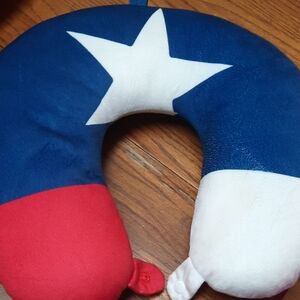 Patriotic Neck Pillow with Star Design